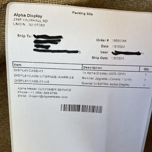 Alpha Heater small unit. Plug in. NIB - Picture 8 of 9